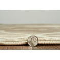 thumbnail image 5 of Vintage Baron Beige Area Rug 8x10 Distressed Microfiber Polyester Soft Pile, 5 of 6