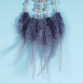 thumbnail image 4 of Atrapasueños pequeño con piedra y plumas azules o blancas, Dream Ca, 4 of 4