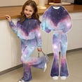 thumbnail image 6 of XZNPDUCQ 8-9 Years Cute Toddler Baby Girls Clothes Set Long Sleeve T-Shirt and Pants Kids 2pcs Outfits A170-Blue, 6 of 8