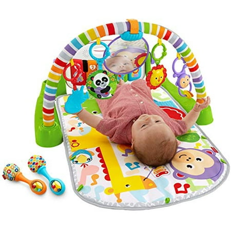 Fisher-Price Deluxe Kick & Play Piano Gym & Maracas