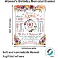thumbnail image 3 of 90th Birthday Gifts for Women,Gifts for 90 Year Old Woman,90th Birthday Gift Ideas,mom Birthday Gifts,Happy 90th Birthday Decorations for Her Wife Sister,Best Friend Birthday Gifts,Soft Throw Blanket, 3 of 5