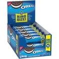 thumbnail image 2 of OREO Chocolate Sandwich Cookies, Original Flavor, 10 King Size Snack Packs (100 Cookies Total), 2 of 12