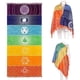 thumbnail image 3 of SGACAI Tapiz de chakras arcoíris, tapete de yoga para playa, protector solar, chal hippie, el mejor tapiz, 3 of 7