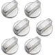 thumbnail image 1 of 6 Pieces Universal Metal Control Knobs Gas Stove Knob 6mm Universal Control Knobs Stove Knob For Gas Stove Cooker Oven Hob, 1 of 5