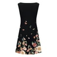 thumbnail image 5 of pimelu Sundresses for Women Casual Summer-Beach Dresses for Women Casual Summer Sleeveless Sundress Knee Length Midi Dress Boho Floral Vacation Tank Dress Dresses for Women My Order, 5 of 7