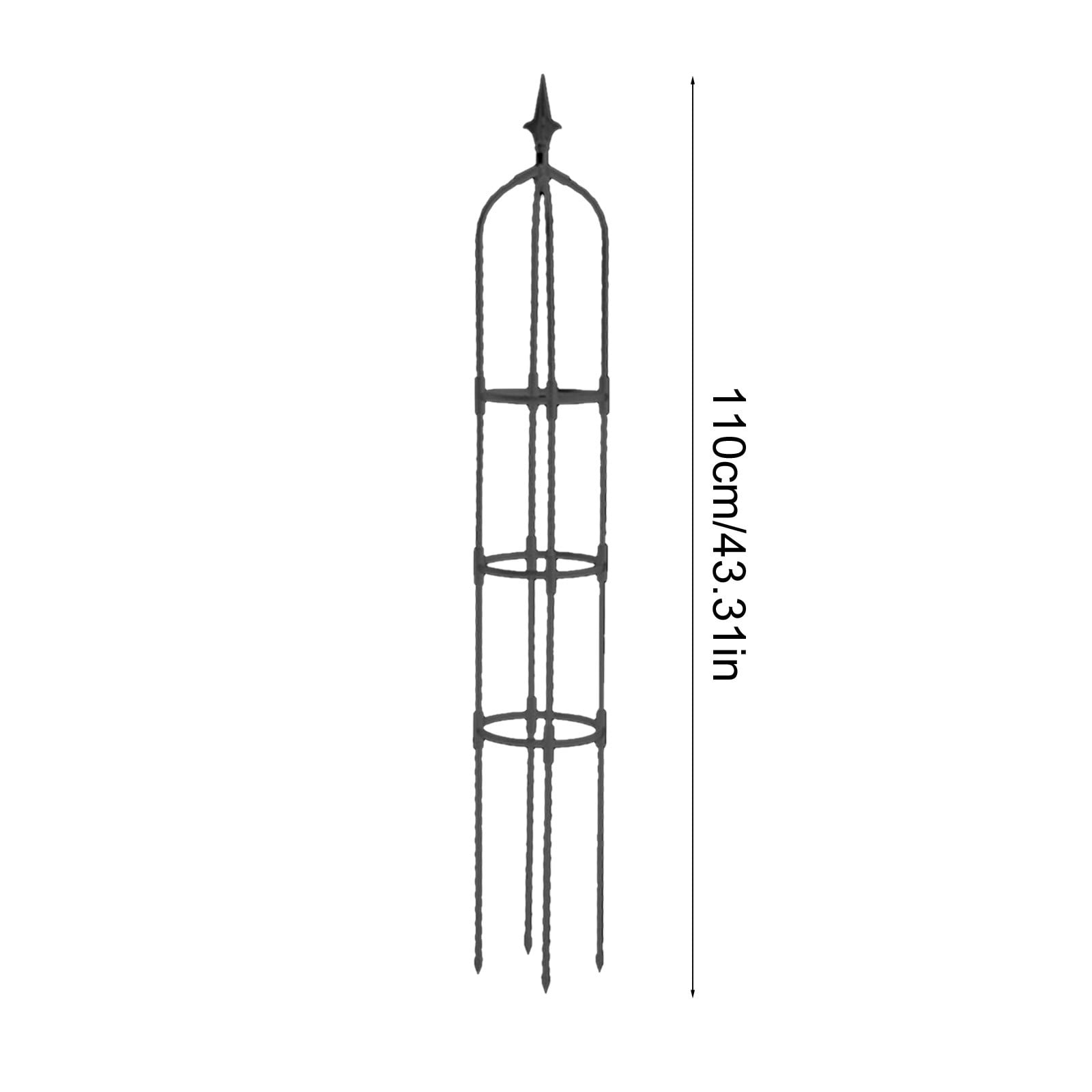 Garden Obelisk Trellis for Climbing Plants, European Style Garden Trellised Flower, Rustproof with Heavy Duty Plastic Coated, Wedding Arches Arbor Ceremony Party Outdoor Floral Decor