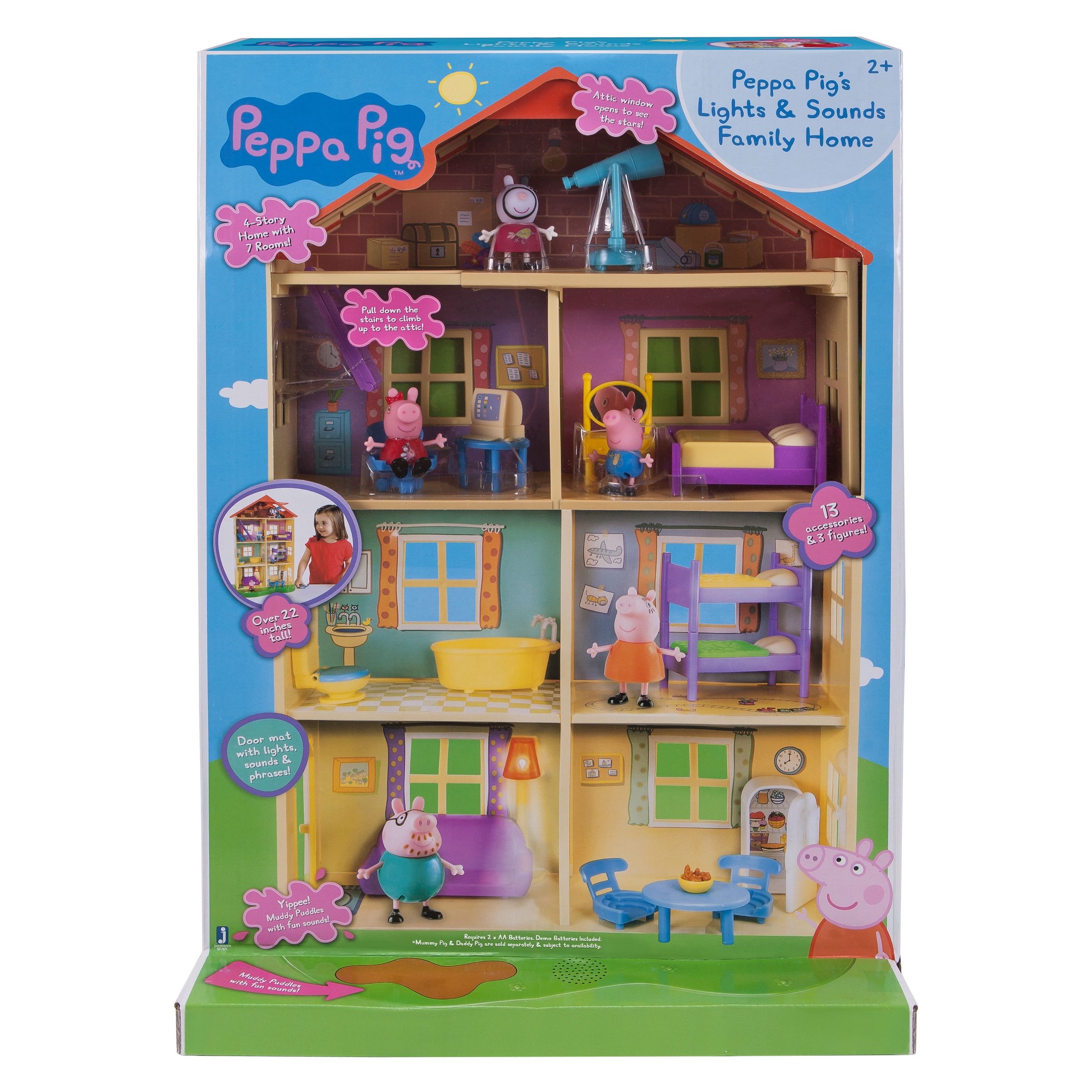 peppa pig house playset