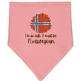 thumbnail image 2 of Inktastic I'm So Cute, I Must Be Norwegian Sunflower Baby Bandana Bib, 2 of 4