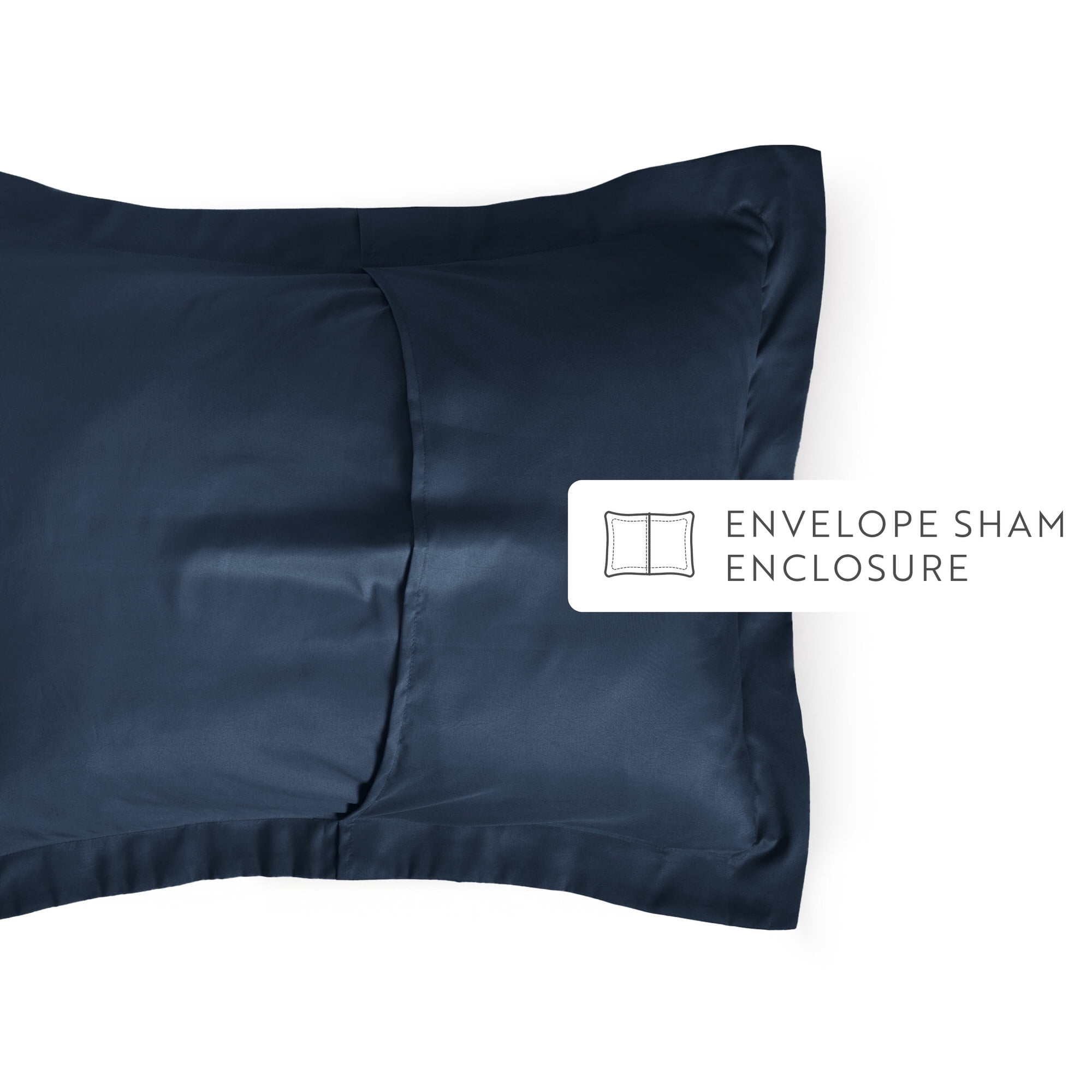 Noble Linens 8-Piece Navy Bed in a Bag Microfiber Bedding Set, Full