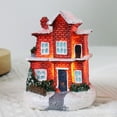 thumbnail image 2 of House Model with LED Lights Christmas Decorations Resin Ornament Gifts 2.3*3.5in, 2 of 14