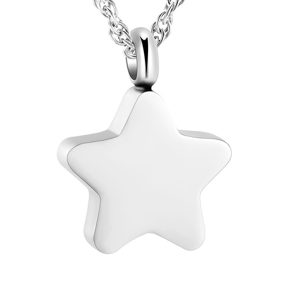 Little Star Cremation Jewelry for Ashes Holder Urn Pendants with Chain