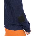 thumbnail image 7 of Allegra K Women's Drop Shoulder Elbow Cat Patch Loose Pullover Sweater, 7 of 7