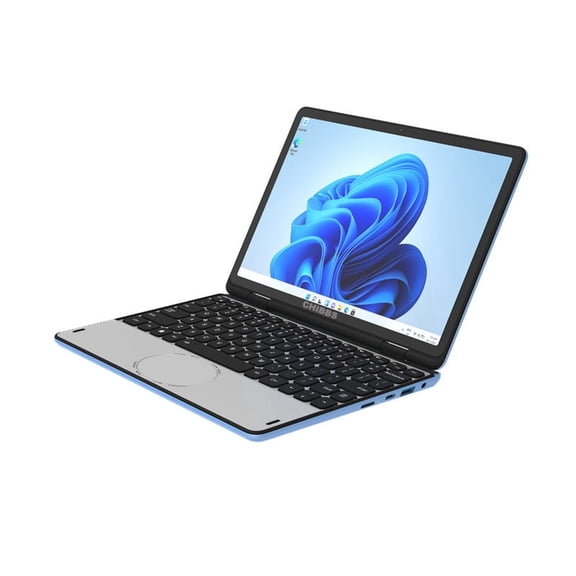 T & C Kids Portable 11' Inch Laptop Computer, 2-in-1 Windows 11 Touch Screen Laptop powered by Intel N100, Facial Recognition, Backlit Keyboard, 8GB Ram   128 GB Storage- GrayB