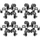 thumbnail image 3 of 30 ganchos para colgar ropa en cascada, extensores de plástico para organizar la ropa, ahorradores de espacio, para armarios y armarios., 3 of 7