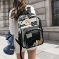 thumbnail image 6 of Ttyddzy Clear Backpack Heavy Duty PVC Transparent Backpack for College Workplace, Pink-icecream, 6 of 8