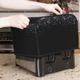thumbnail image 7 of Haiem Silver Glitter1 Print Toaster Covers 4 Slice Wide Slot,Bread Dust Cover & Fingerprint Protection,Bread Machine Cover,Appliance Covers, 7 of 7
