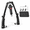 Black, variant on Red Hydraulic Arm Exercise Machine with Counter, 3-in-1 Chest and Core Workout