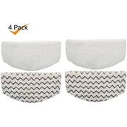 4 Pack Steam Mop Pads for Bissell Powerfresh Steam 1940 1440 1544 1806 2075 Series, Model 19402 19404 19408 19409 1940a 1940f 1940q 1940t 1940w B0006 B0017