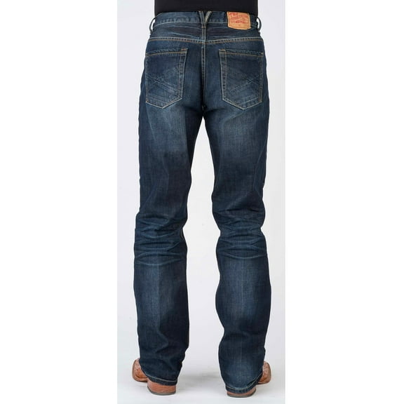 Stetson Men's Modern Fit Boot Cut Jeans - 11-004-1312-4070 Bu