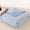Sky Blue-3, variant on Twin Size Washed Cotton Quilt Blanket, Skin-Friendly Cool Summer Thin Comforter, Lightweight Bed Blanket for All Seasons L