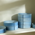 thumbnail image 2 of Stone Lain Bao 4-Piece Pasta Bowl Set Stoneware, Blue, 2 of 6