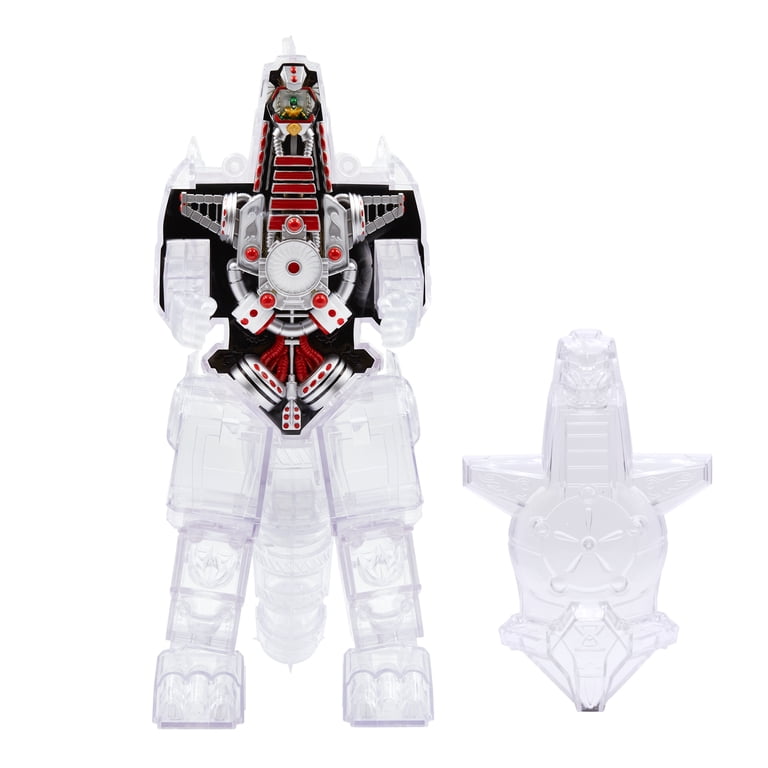 Super7 Mighty Morphin Power Rangers Dragonzord Clear Super Cyborg