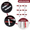 thumbnail image 2 of KAKOWELY 12 Pcs Window Screen Fixing Clips Self-adhesive Screen Window Retainer Clips,3.07X"X0.39"X0.31", 2 of 5