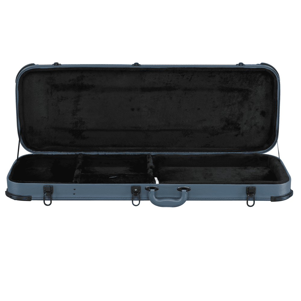 Tcbosik Electric Guitar Hard Case with Lock for ST/TL/Burning Fire/170 Style, Blue