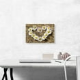 thumbnail image 2 of ARTCANVAS Daisy Heart Flower Home decor Canvas Art Print - Size: 18" x 12" (0.75" Deep), 2 of 9