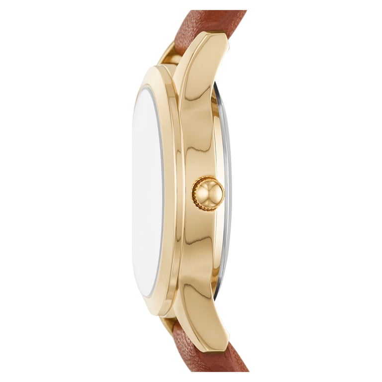 Time and Tru Women's Gold Crystal Accent Dress Watch photo 4