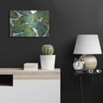 thumbnail image 4 of Luxe Metal Art 'Tropical Leaves 10' by Mark Ashkenazi Metal Wall Art, 24" x 16", 4 of 8