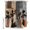 Gray, variant on Shower Curtains for Bathroom, Black Brown Girls Boho Waterproof Fabric Shower Curtain, Grey Vintage Ethnic Abstract Art Decorative Bathroom Curtain for Bathtub, 72"x72", No Hooks Included