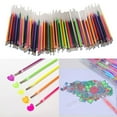 thumbnail image 4 of Rongfmy 60/100 Color Neon Gel Pen Refill for Coloring Drawing Craft Marker 100 Color, 4 of 9