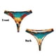 thumbnail image 2 of Fotbe Colorful Textured Chihuahua Tanga Sin Costuras para Mujer con Estampado – Panties Invisibles, Transpirables y Cómodos para Uso Diario-X-Large, 2 of 5