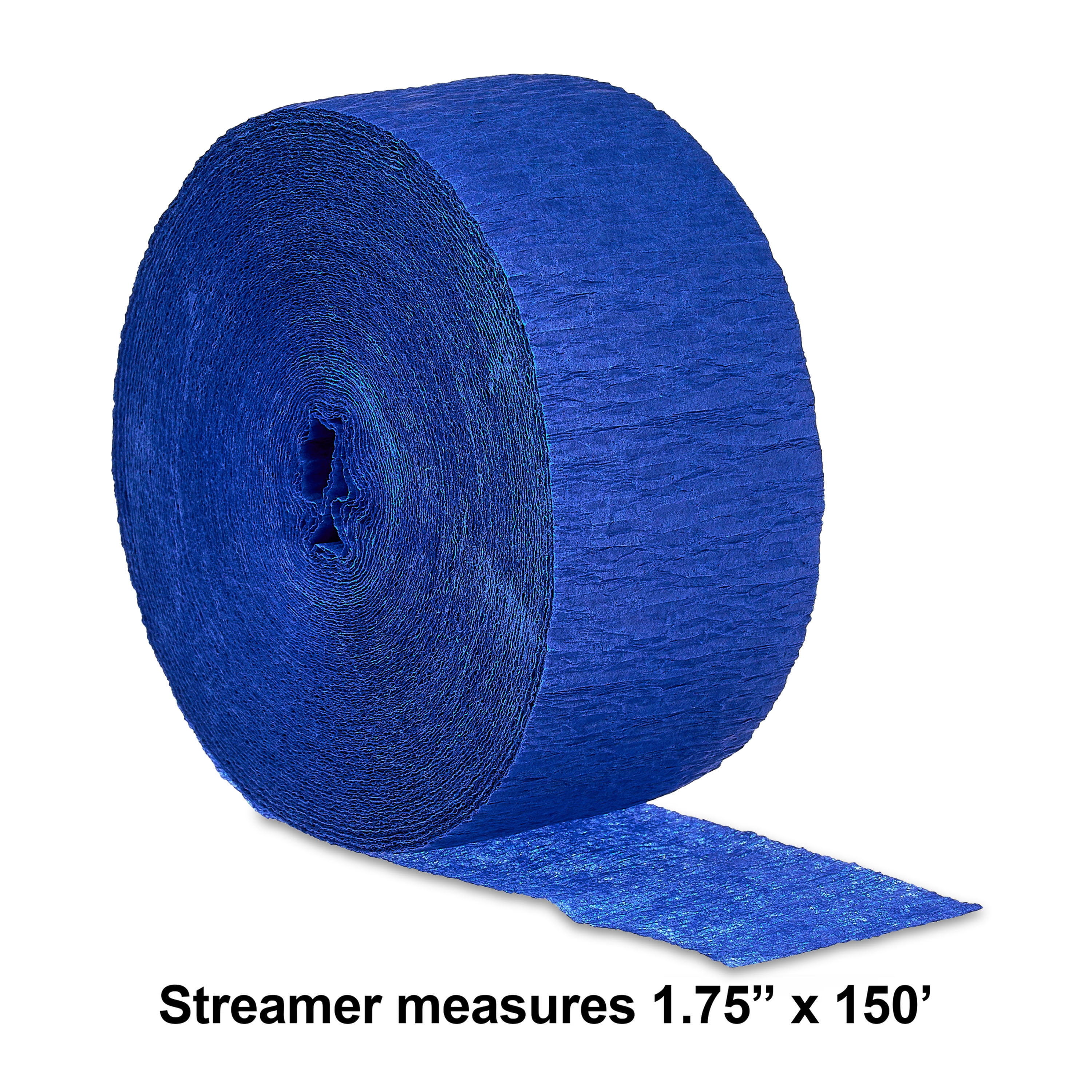 Blue Paper Party Streamer, 150' by Way To Celebrate