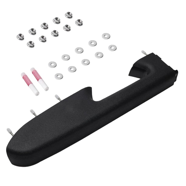 Reparación de apoyabrazos de puerta, accesorios automotrices 22818465, compatible con el lado del conductor delantero Negro