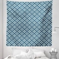 thumbnail image 1 of Blue and Beige Tapestry, Paisley Floral Oriental Patterns Vintage Style of Repetitive Design, Fabric Wall Hanging Decor for Bedroom Living Room Dorm, 5 Sizes, Grey and Pearl, by Ambesonne, 1 of 1