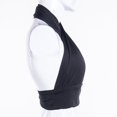 thumbnail image 4 of Women Summer Halter Vest Hollow Out Cross Strap Hanging Neck Backless Crop Tops Solid Color Bandage Slim Tank T-Shirt, 4 of 6