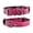 Pink, variant on DowgClub Leather Dog Collar with Double D Rings - Handmade Full Grain Leather for Small Dogs, Red