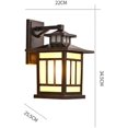 thumbnail image 4 of Outdoor Wall Lantern Vintage Lanterns Exterior Wall Mount Porch Lights Waterproof Outside Wall Sconces with Glass Shade Outside Wall Lamp for House Garage Doorway Patio, 4 of 4