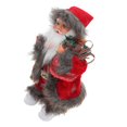 thumbnail image 5 of Electric Musical Santa Claus Christmas Statue, Adorable Moving Xmas Ornament for Holiday Decor, Battery Operated Miniature Decoration for Window or, 5 of 5