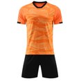 thumbnail image 4 of NAISIBABY Boys Active Shorts Sets, Performance T-Shirt Basketball Shorts Athletic Outfit 2-Piece Summer Activewear Orange Size 4, 4 of 5