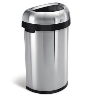 simplehuman, Kitchen Trash Can, 11.8 Gallon, Stainless Steel Step