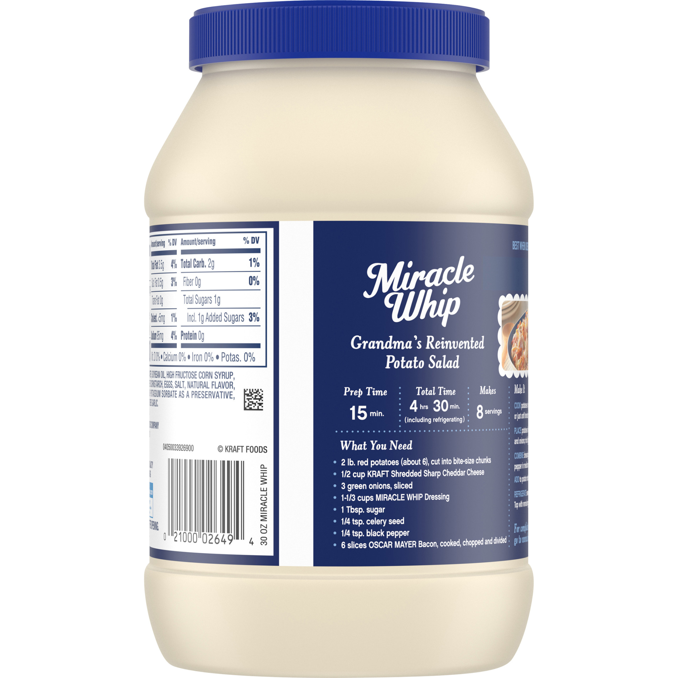 Miracle Whip Mayo-like Dressing, for a Keto and Low Carb Lifestyle, 30 fl oz Jar - image 12 of 16
