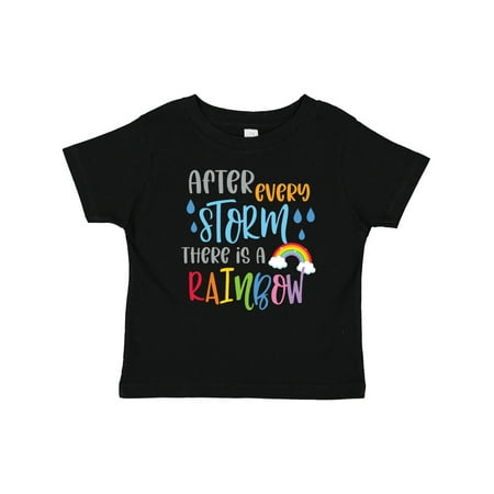 

Inktastic Baby After Every Storm There is a Rainbow Gift Baby Boy or Baby Girl T-Shirt