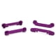 thumbnail image 5 of Bewildely Paquete de 4 piezas de modificación de vehículo de oruga de Brazo oscilante reforzado Púrpura 2piezas, 5 of 6