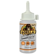 Gorilla Clear Glue, 3.75 Ounce Bottle