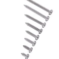 thumbnail image 4 of 200 tornillos autorroscantes de acero inoxidable SS304 M3 con cabeza plana, 4 of 15