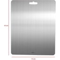 thumbnail image 4 of (Extra Large,23.6"Lx 19.3"W) 304 Stainless Steel Chopping Board, Cutting Board for Meat Vegetable Fruit Fish Cheese, Easy To Clean, 4 of 4