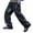 Black, variant on Mens Cargo Pants Solid Color Spring Outdoor Mountaineering Windproof Rushing Trousers Side Open Zip Loose Straight Casual Trousers Sweatpants for Men Outwear,Gray,M